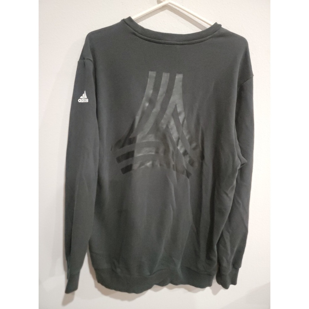 Adidas Tango Soccer‎ Crewneck Sweatshirt Black Graphic Large Logo Pullover XL